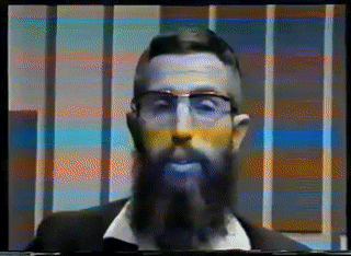 Rabbi Kahane together with Rabbi Yisrael Ariel on the Election broadcast of the Kach Movement 1981 00:08:20